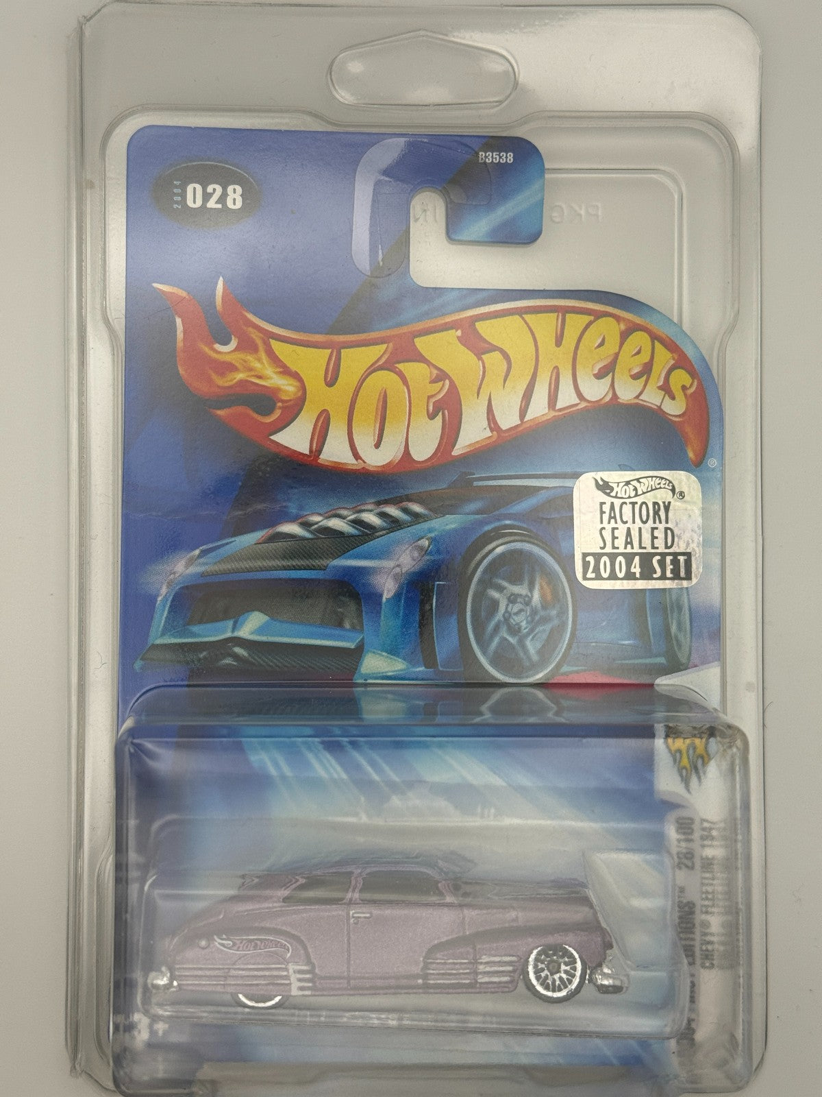 Hot Wheels Chevy Fleetline 1947 2004 First Editions Factory Set 2004 w Protector