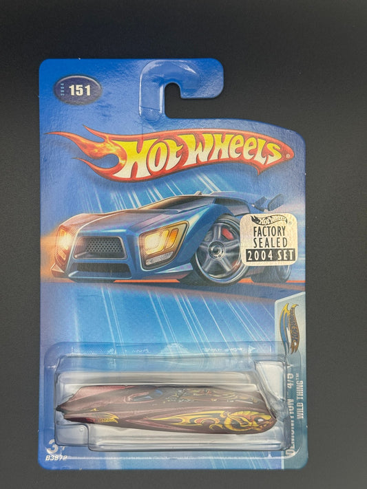 Hot Wheels Wild Thing Demonition Factory Sealed 2004 Set w Protector