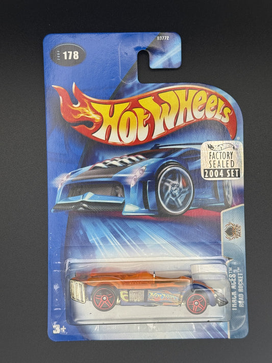 Hot Wheels Road Rocket Track Aces Factory Sealed 2004 Set w Protector
