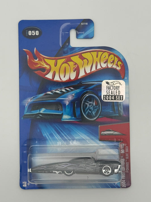 Hot Wheels #50 Crooze Slikt Back First Edition Factory Sealed 2004 w Protector