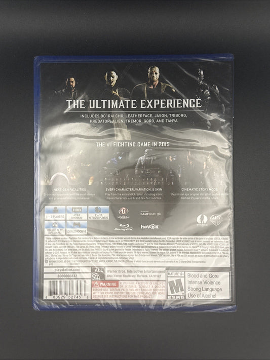 Mortal Kombat XL - Sony PlayStation 4, PS4 BRAND NEW SEALED