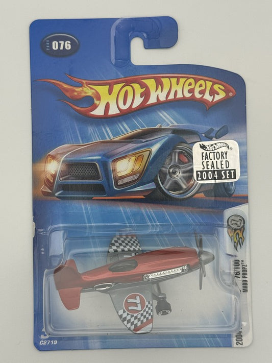 Hot Wheels 'Tooned Madd Propz First Edition Factory Sealed 2004 w Protector