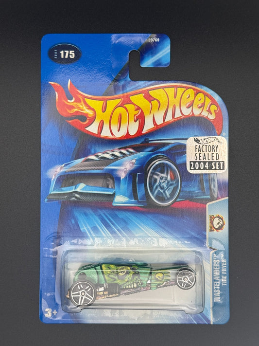 Hot Wheels Tire Fryer Wastelanders Factory Sealed 2004 Set w Protector