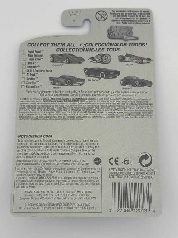Hot Wheels #94 Phantom Racer First Edition Factory Sealed 2004 Set w Protector
