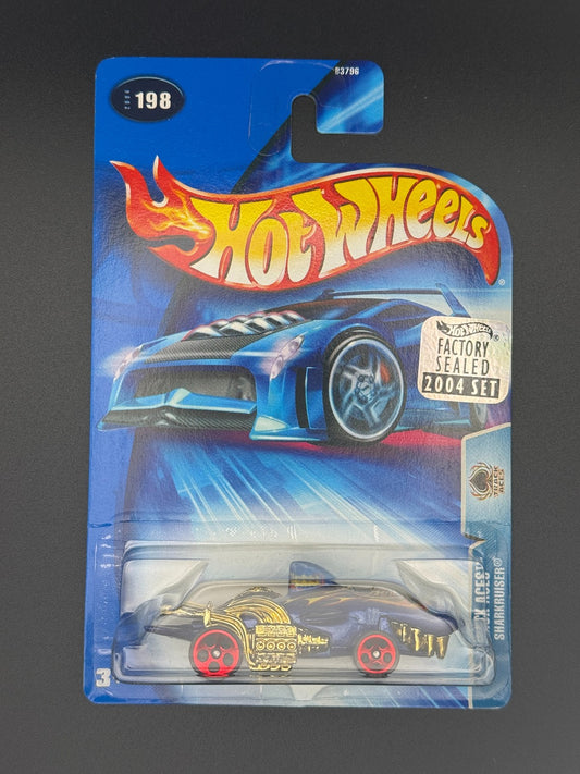 Hot Wheels Sharkruiser Track Aces Factory Sealed 2004 Set w Protector