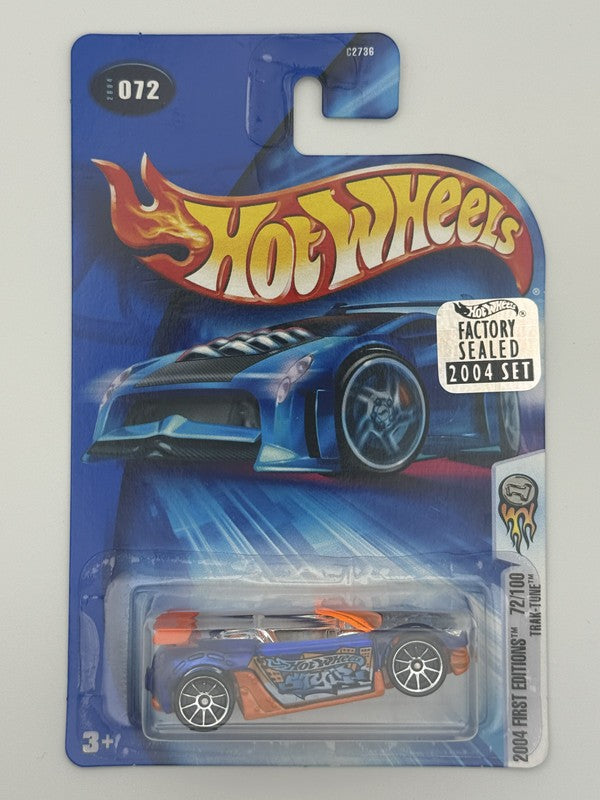 Hot Wheels #72 Trak-Tune First Edition Factory Sealed 2004 Set w Protector