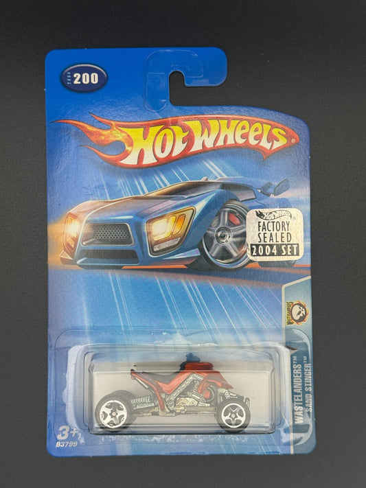 Hot Wheels Sand Stinger Wastelanders Factory Sealed 2004 Set w Protector