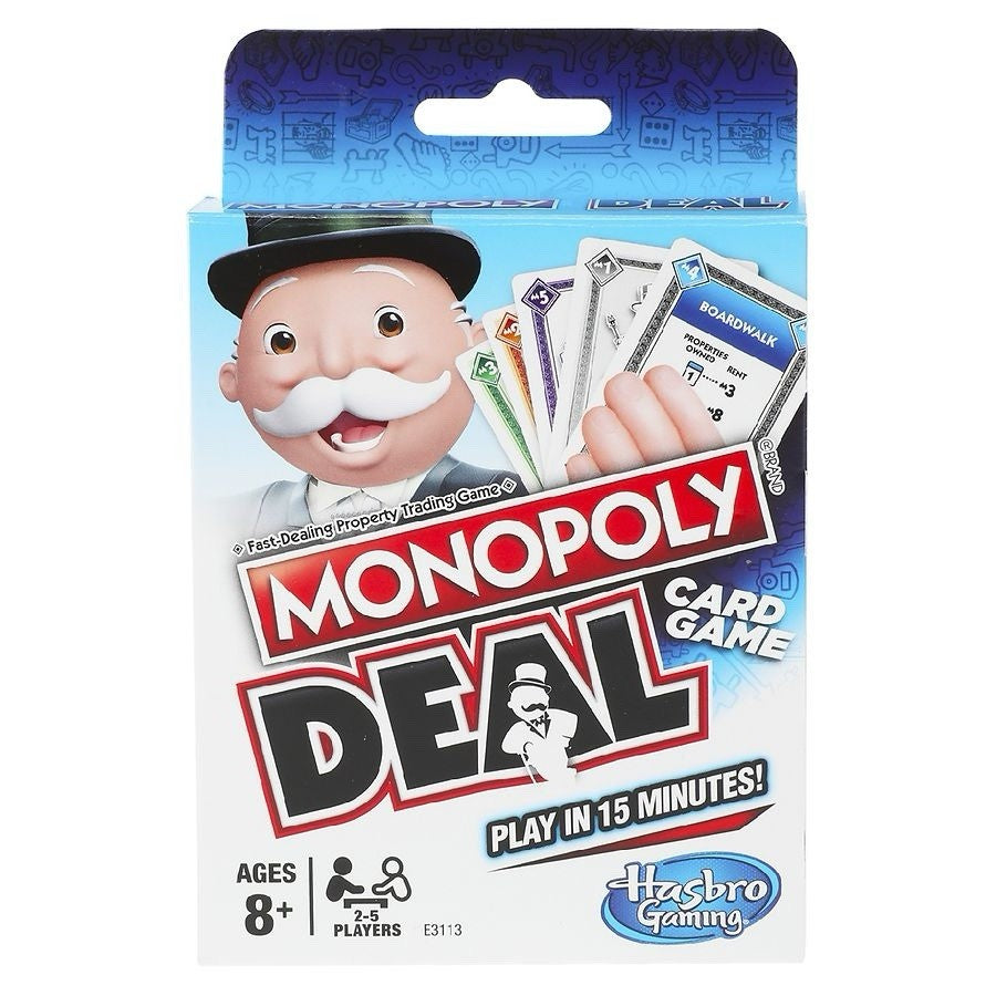 Monopoly Deal Card Game, Playing Card Game for 2-5 Players Hasbro Board Games