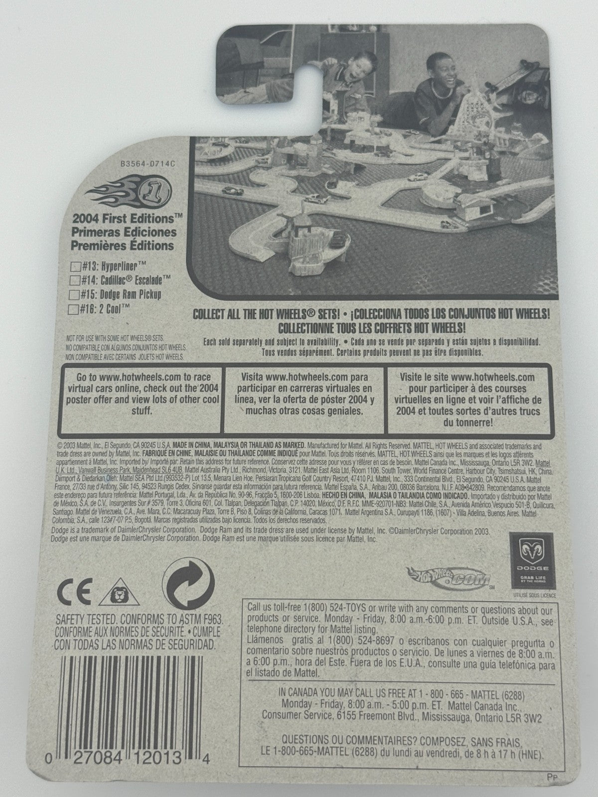 Hot Wheels Blings Dodge Ram Pickup First Edition Factory Sealed 2004 w Protector