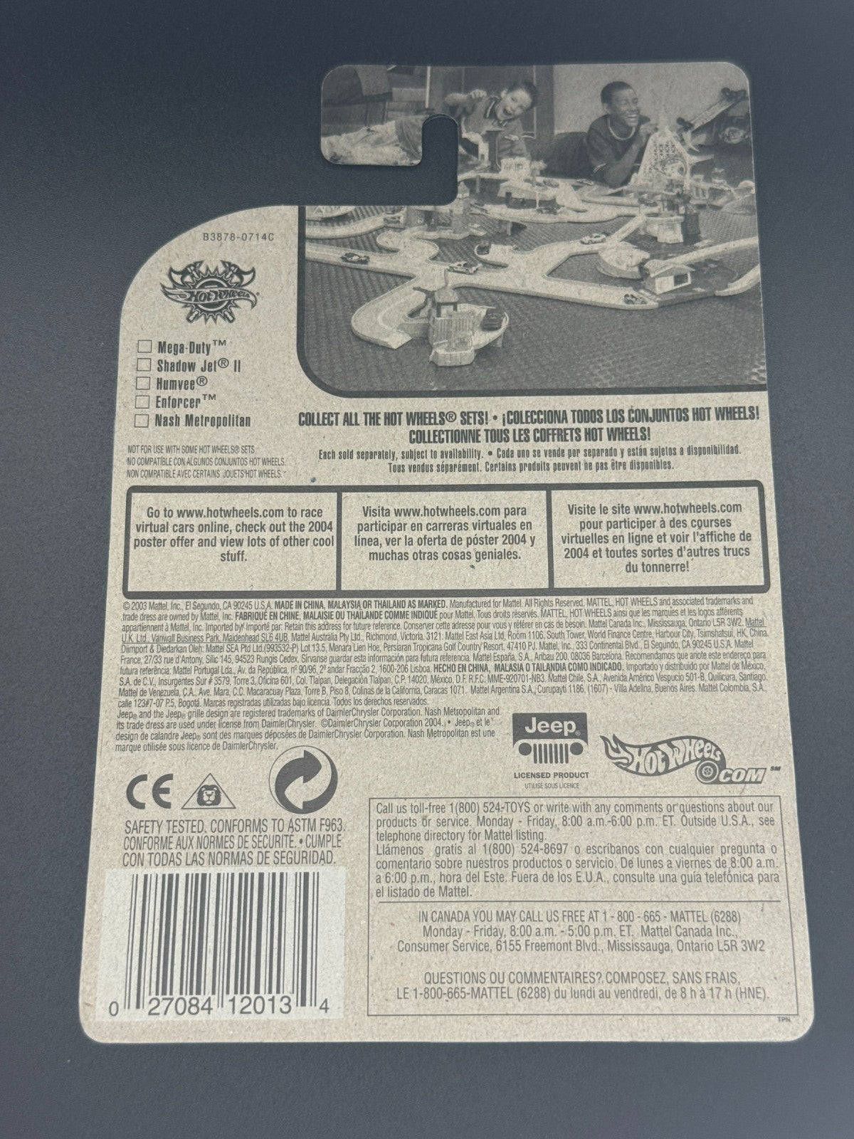 Hot Wheels Nash Metropolitan Scrapheads Factory Sealed 2004 Set w Protector