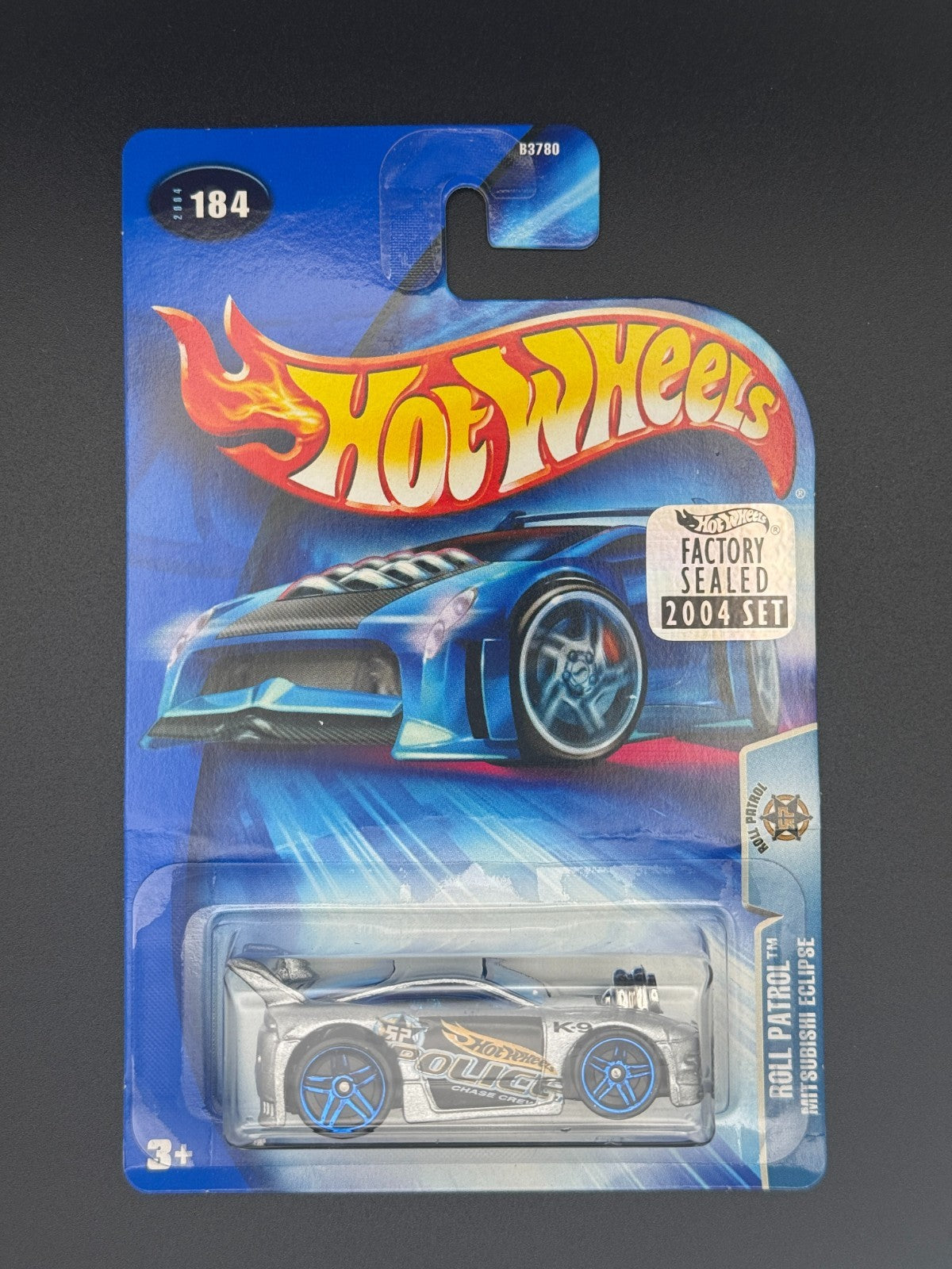 Hot Wheels Mitsubishi Eclipse Roll Patrol Factory Sealed 2004 Set w Protector