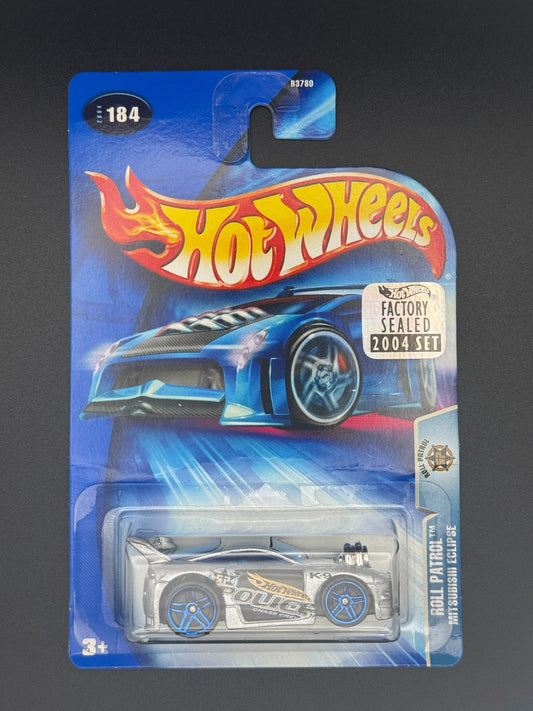 Hot Wheels Mitsubishi Eclipse Roll Patrol Factory Sealed 2004 Set w Protector
