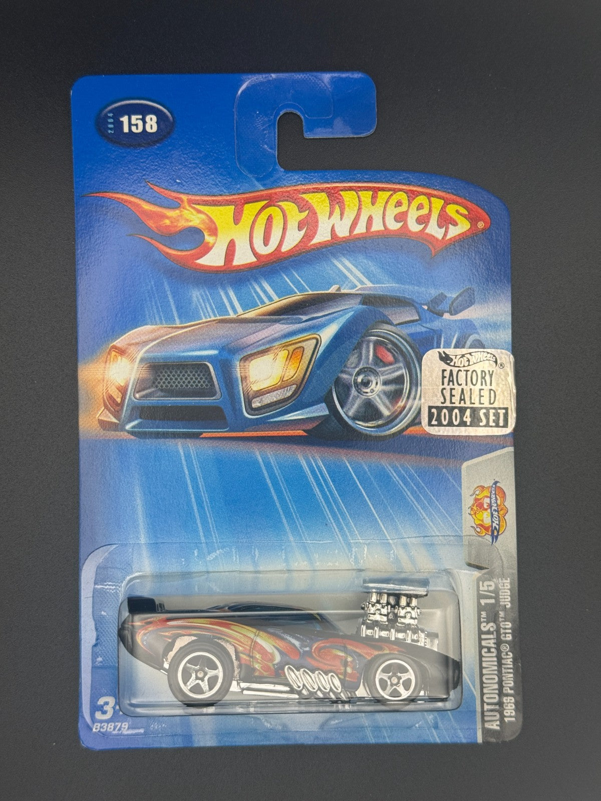 Hot Wheels 1969 Pontiac GTO Judge Autonomicals Factory Set 2004 w Protector