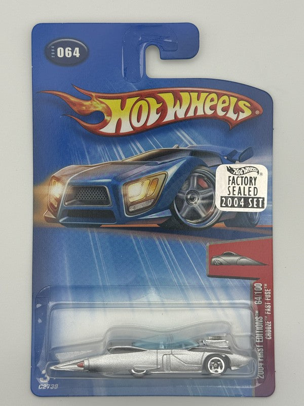 Hot Wheels Crooze Fast Fuse First Edition Factory Sealed 2004 w Protector