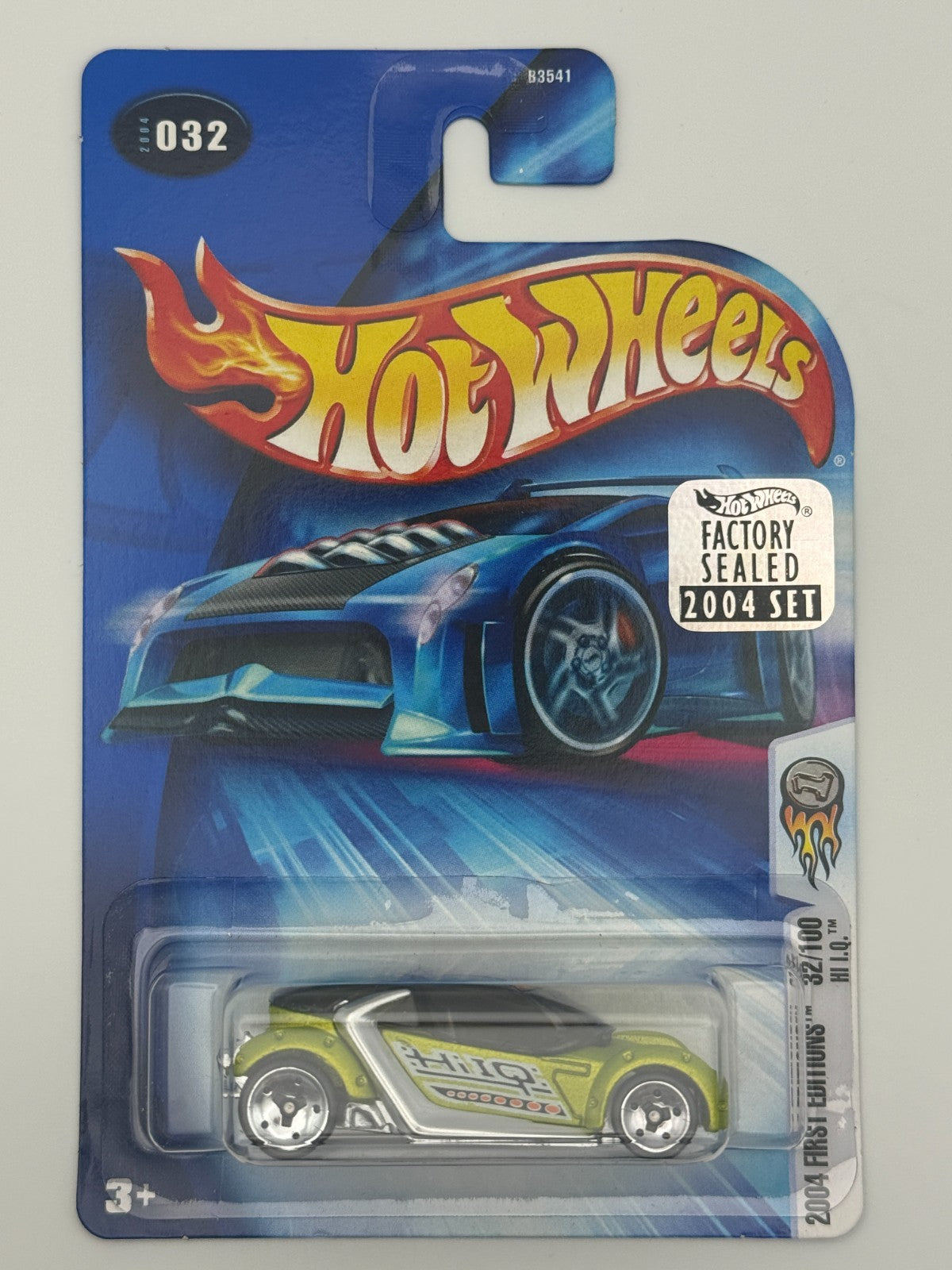 Hot Wheels #32 HI I.Q. First Edition Factory Sealed 2004 Set w Protector