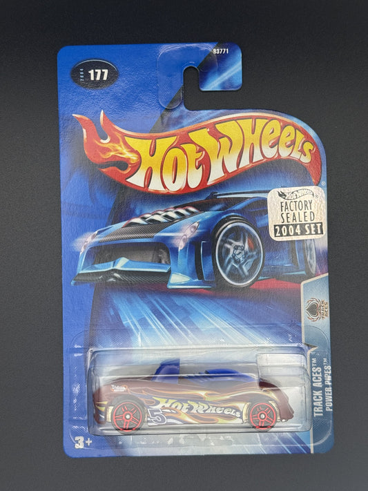 Hot Wheels Power Pipes Track Aces Factory Sealed 2004 Set w Protector