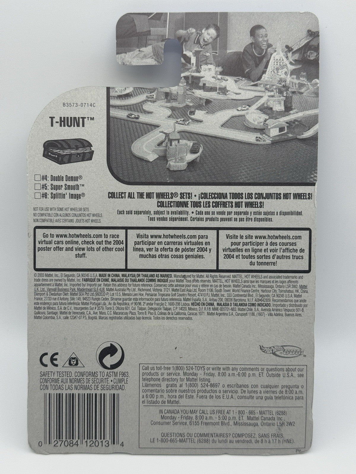 2004 Hot Wheels Double Demon Factory Sealed Set Treasure Hunt TH w Protector
