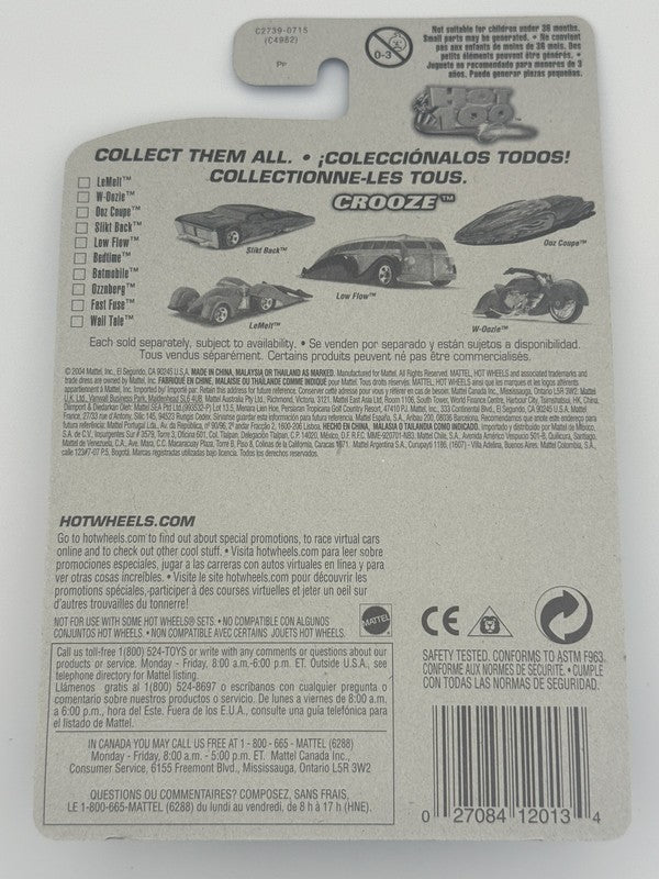 Hot Wheels Crooze Fast Fuse First Edition Factory Sealed 2004 w Protector