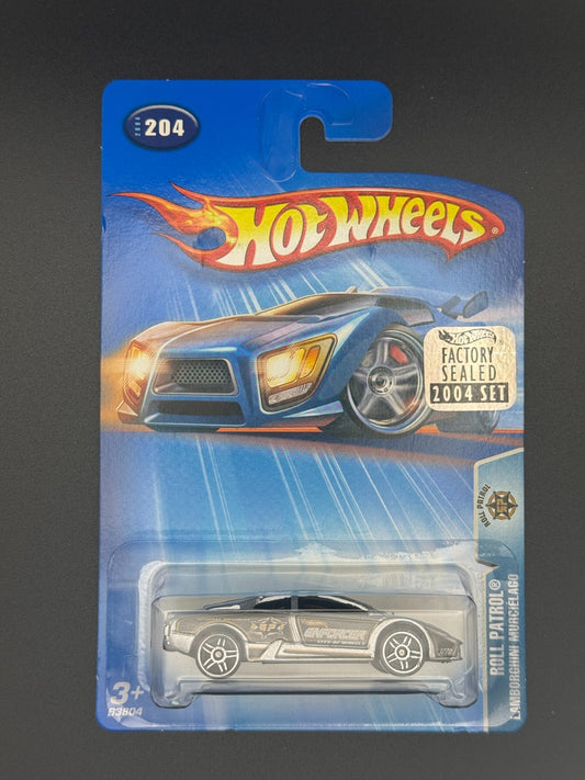 Hot Wheels Lamborghini Murcielago Roll Patrol Factory Set 2004 w Protector