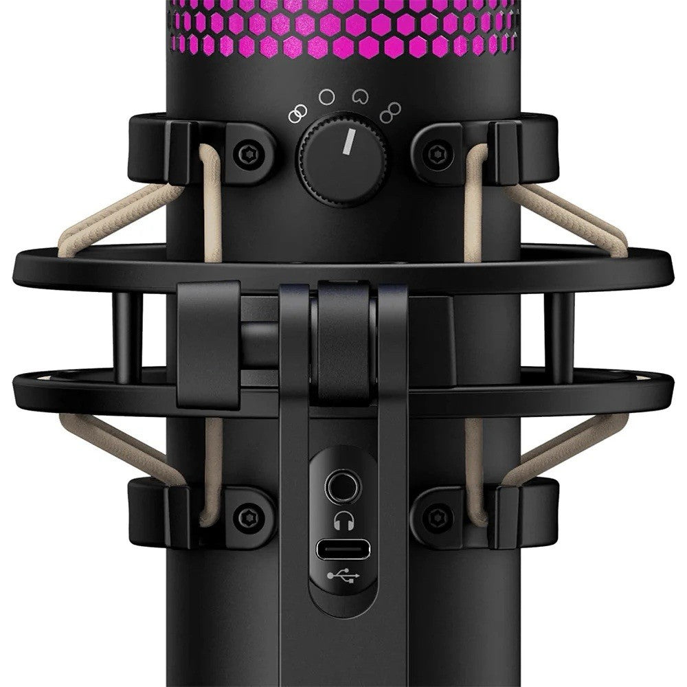 HyperX QuadCast S RGB USB Condenser Microphone - Black (HMIQ1S-XX-RG/G)