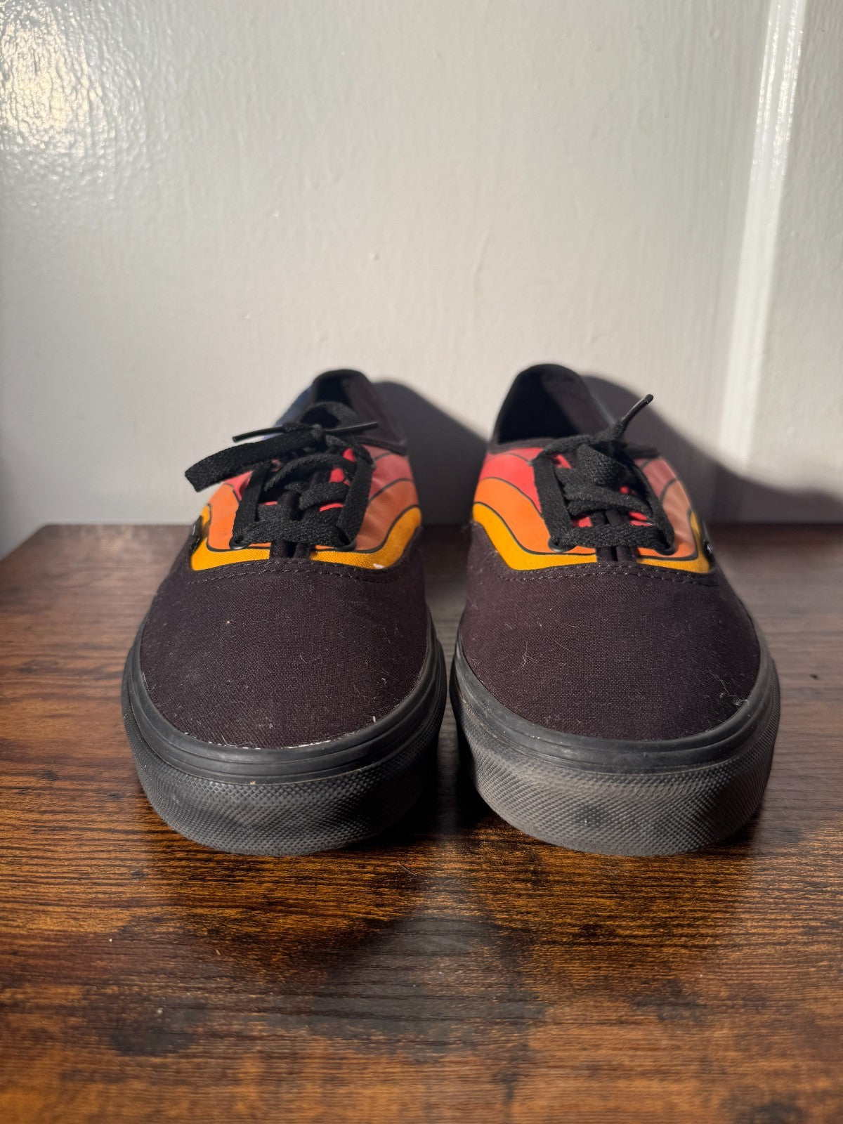 Vans Authentic Refract Rainbow Skate Shoes Men’s Sz 10 Low Top Canvas 500714