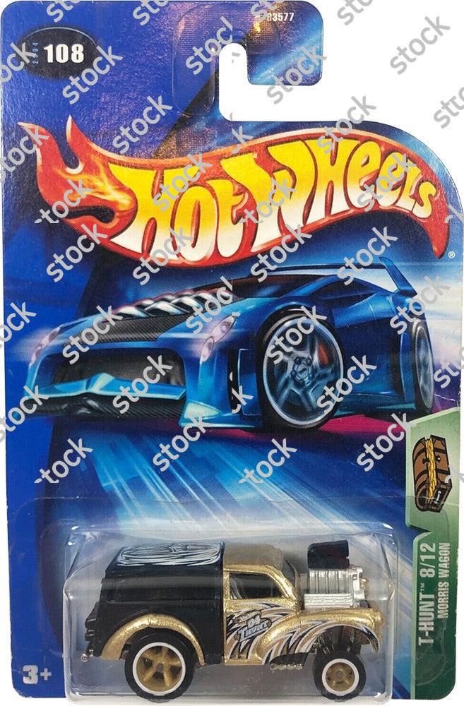 2004 Hot Wheels Morris Wagon T-Hunt TH 8/12 #108 Factory Sealed Set w Protector