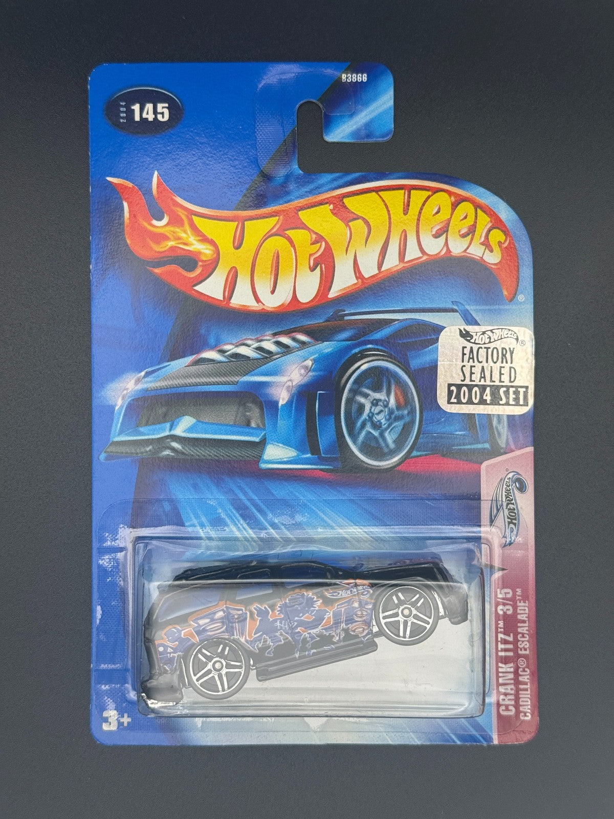 Hot Wheels Cadillac Escalade Crank Itz Factory Sealed 2004 Set w Protector