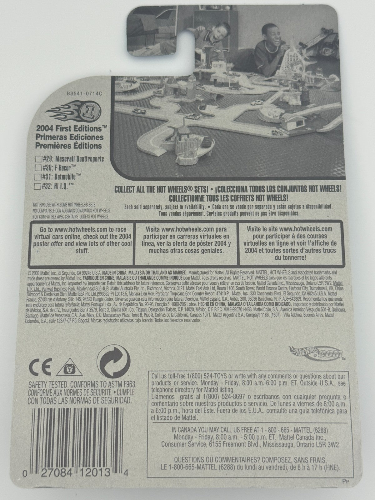 Hot Wheels #32 HI I.Q. First Edition Factory Sealed 2004 Set w Protector