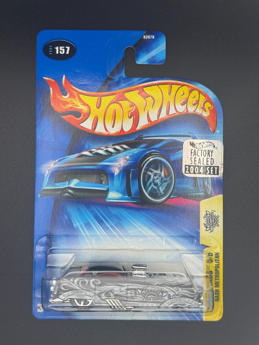 Hot Wheels Nash Metropolitan Scrapheads Factory Sealed 2004 Set w Protector