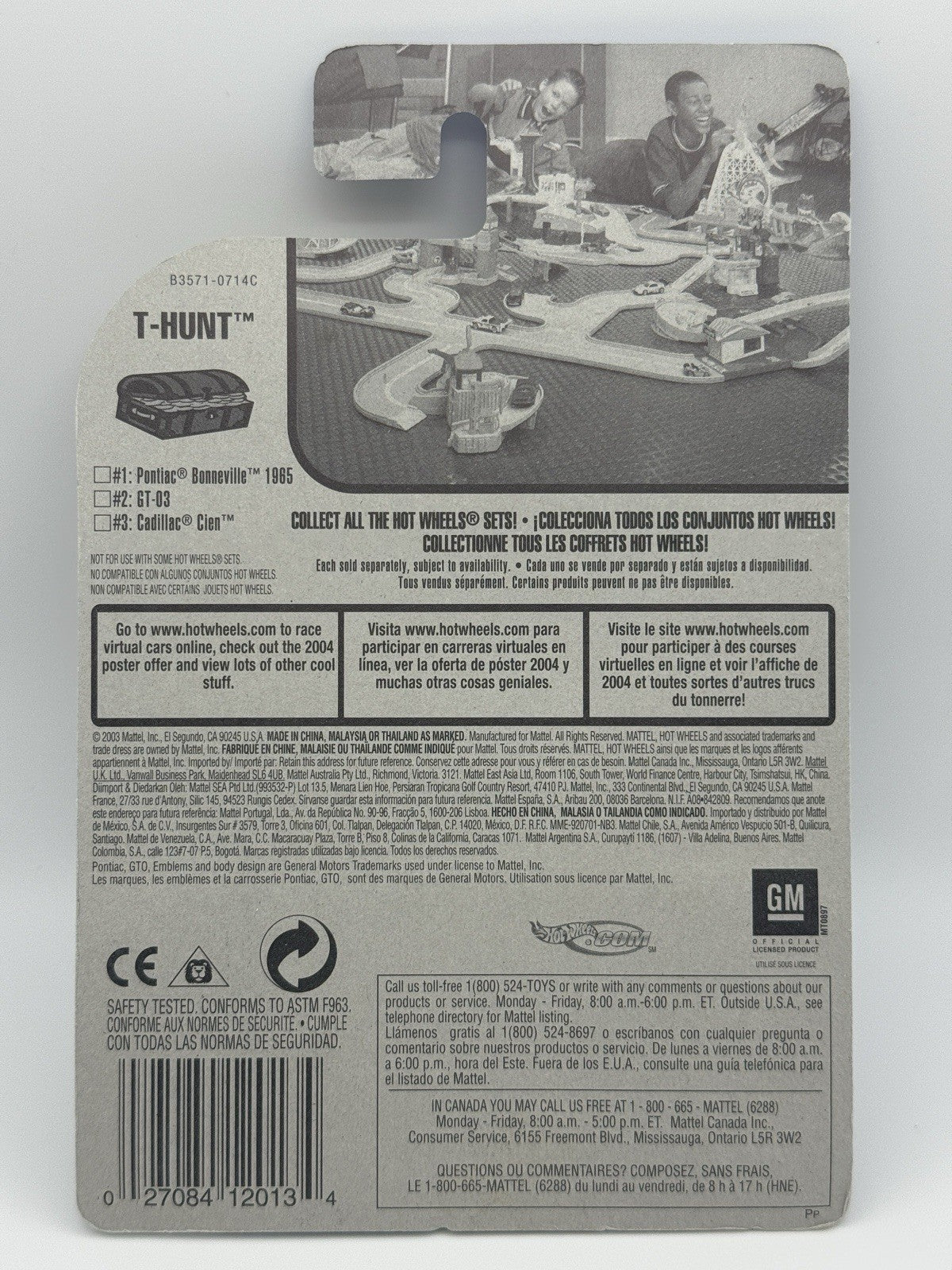 2004 Hot Wheels GT-03 Factory Sealed Set Treasure Hunt T-Hunt TH w Protector