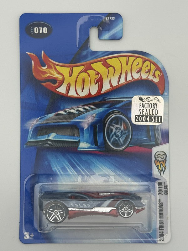 Hot Wheels #70 CUL8R First Edition Factory Sealed 2004 Set w Protector