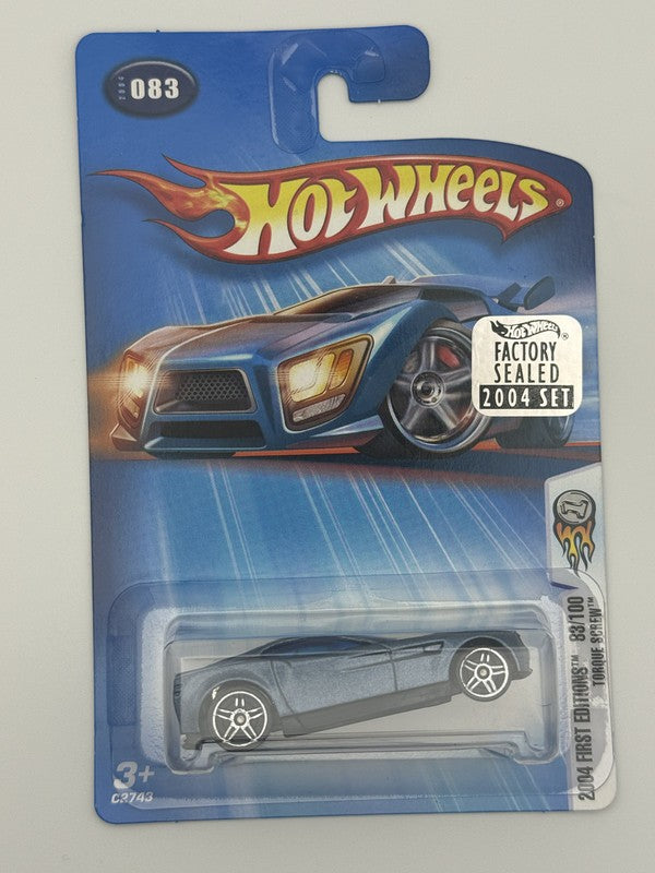Hot Wheels #83 Torque Screw First Edition Factory Sealed 2004 Set w Protector