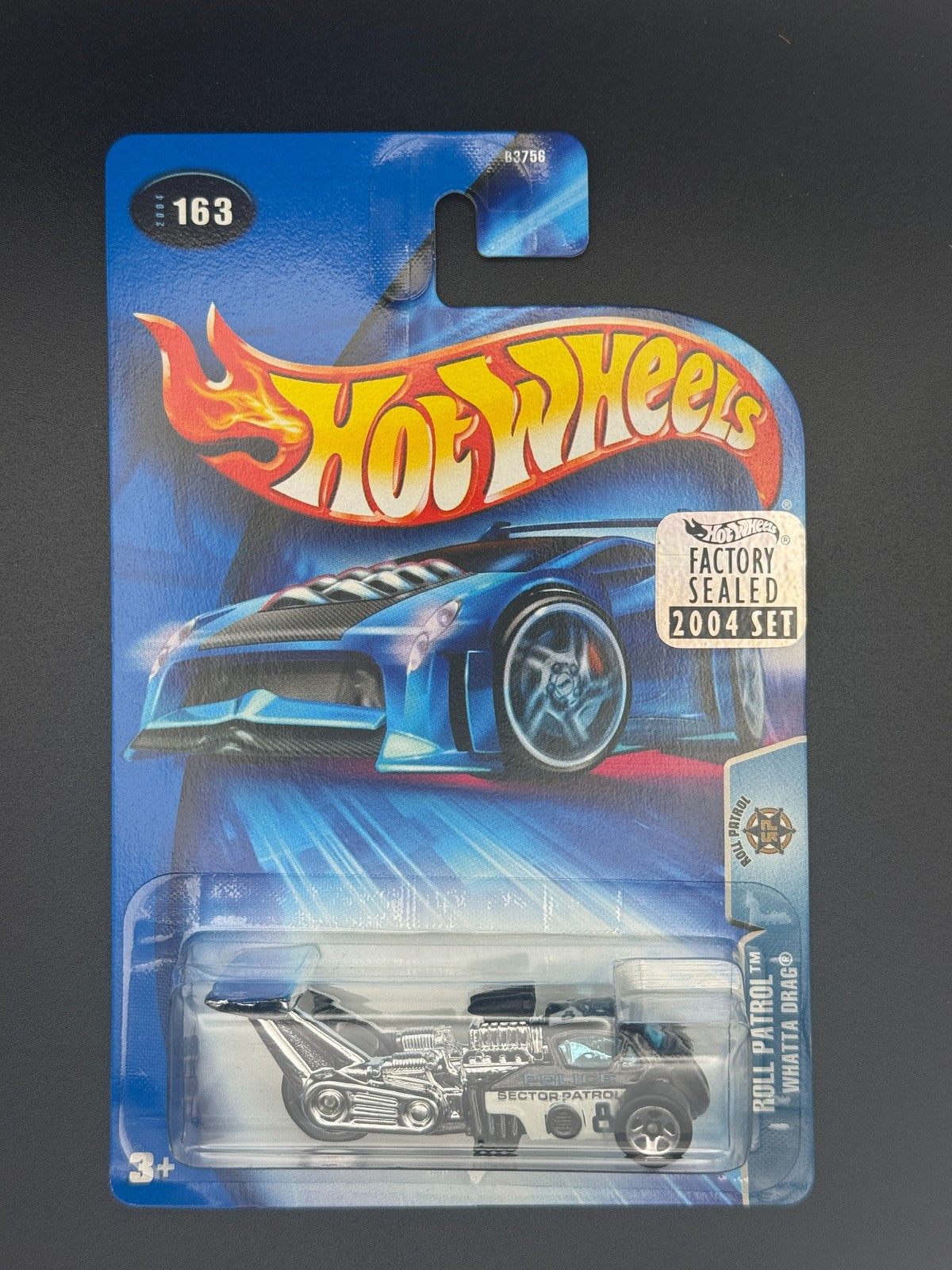 Hot Wheels Whatta Drag Roll Patrol Factory Sealed 2004 Set w Protector