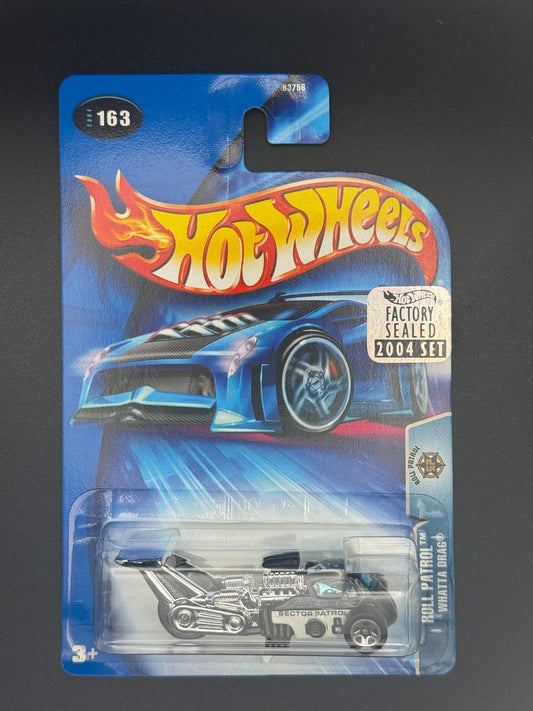 Hot Wheels Whatta Drag Roll Patrol Factory Sealed 2004 Set w Protector