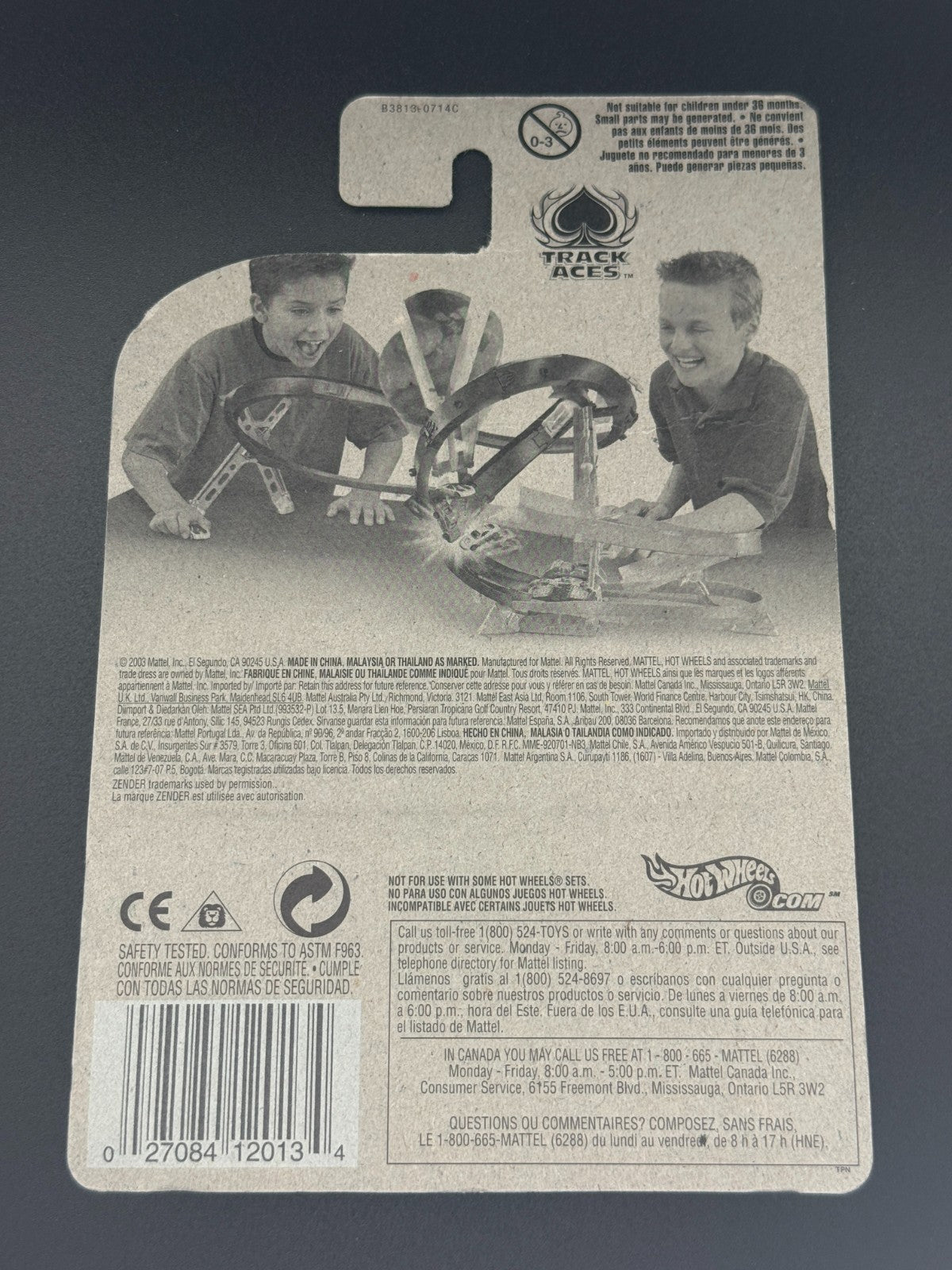 Hot Wheels Zender Fact 4 Track Aces Factory Sealed 2004 Set w Protector