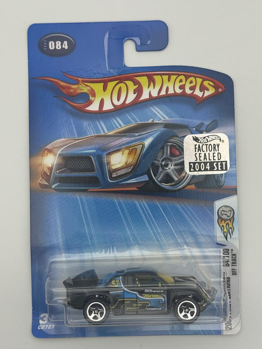 Hot Wheels #84 Off Track First Edition Factory Sealed 2004 Set w Protector