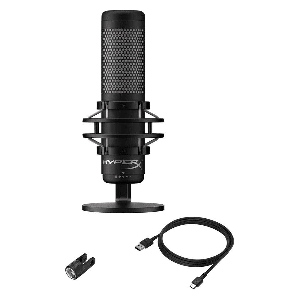 HyperX QuadCast S RGB USB Condenser Microphone - Black (HMIQ1S-XX-RG/G)