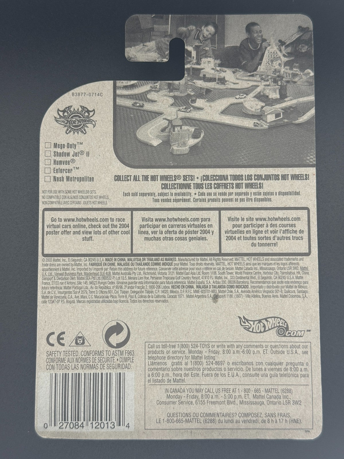 Hot Wheels Enforcer Scrapheads Factory Sealed 2004 Set w Protector