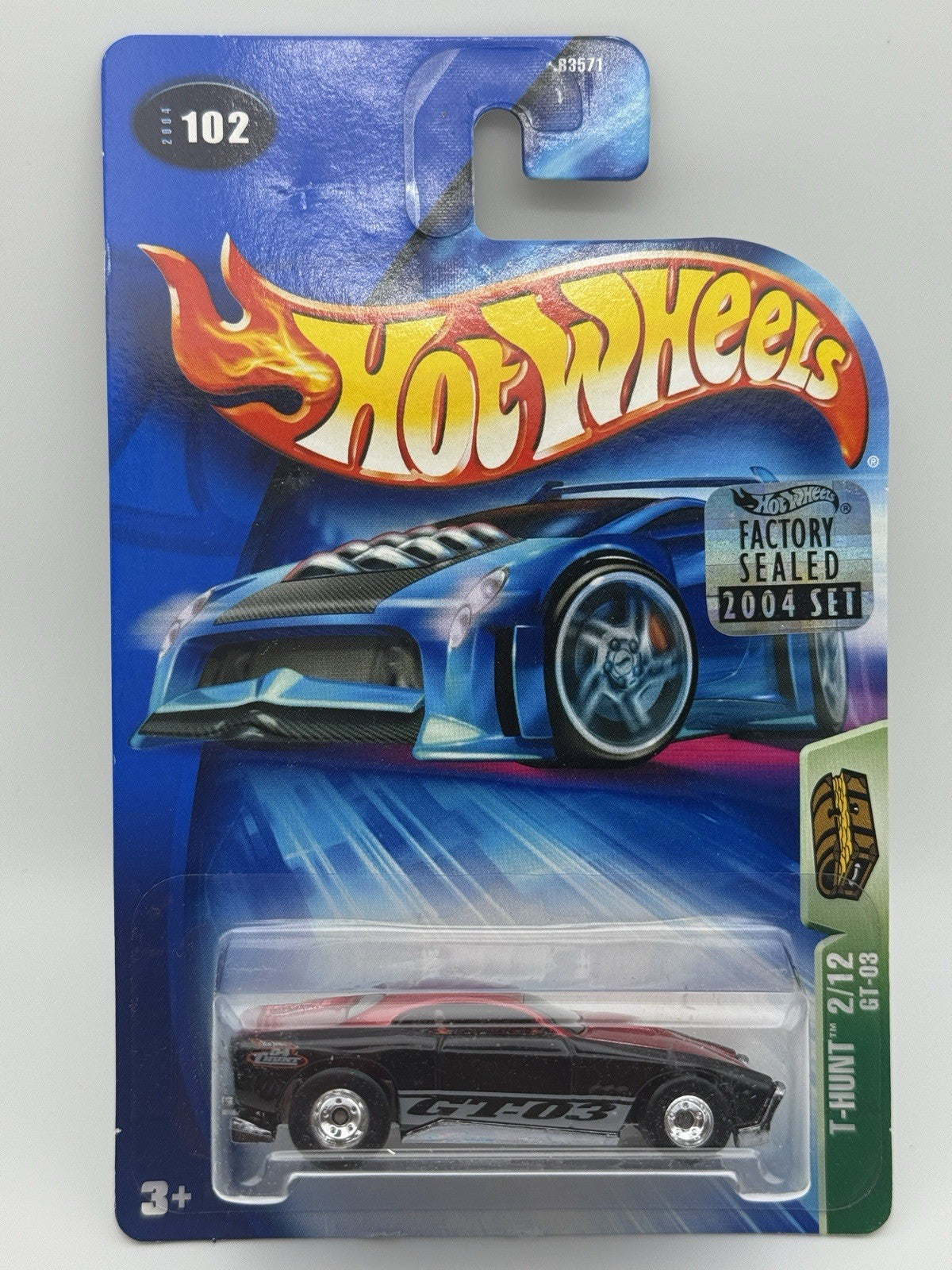 2004 Hot Wheels GT-03 Factory Sealed Set Treasure Hunt T-Hunt TH w Protector