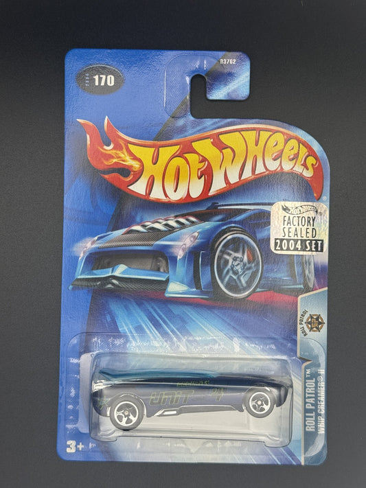 Hot Wheels Whip Creamer II Roll Patrol Factory Sealed 2004 Set w Protector