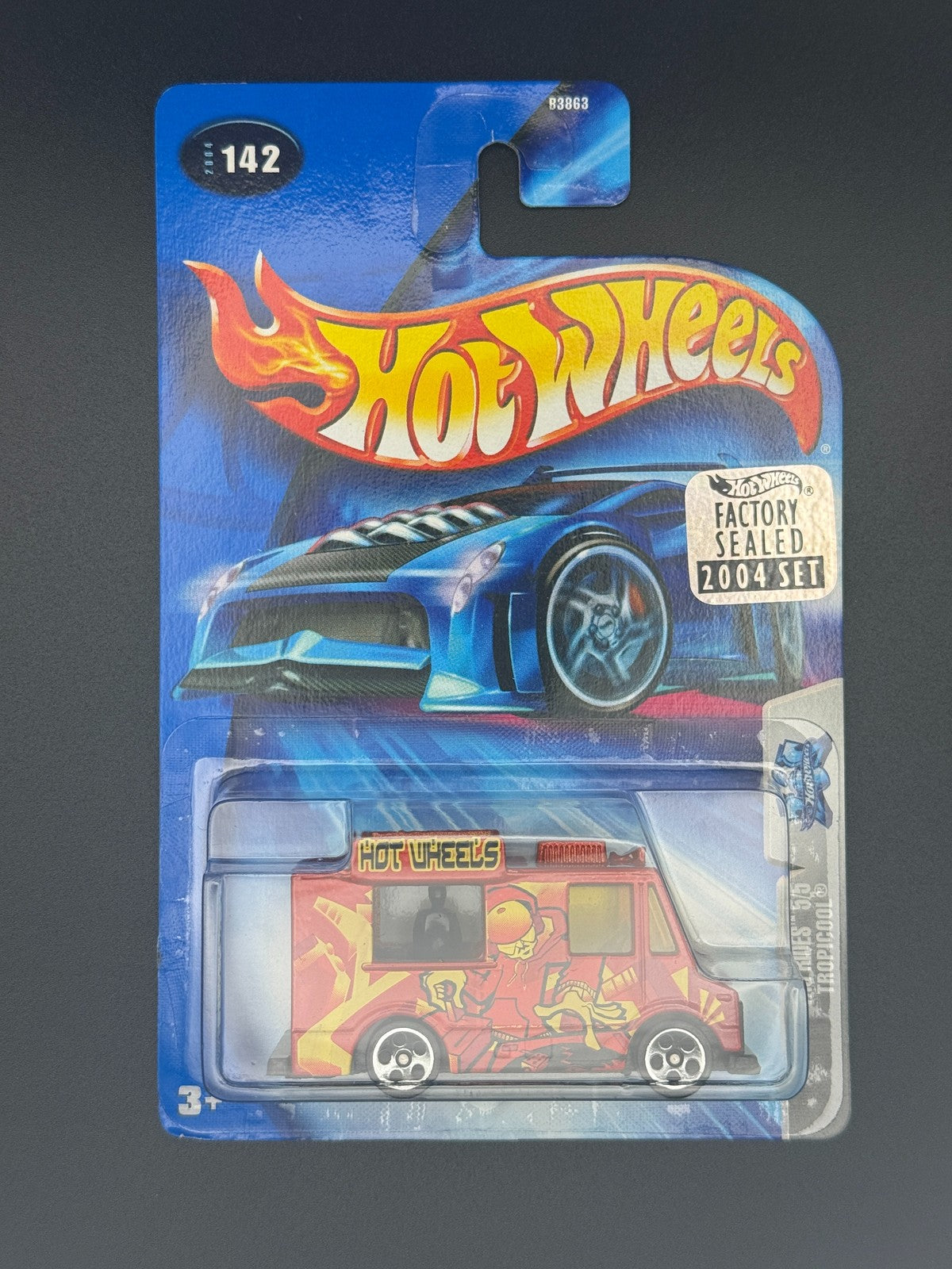 Hot Wheels Tropicool Tag Rides Factory Sealed 2004 Set w Protector