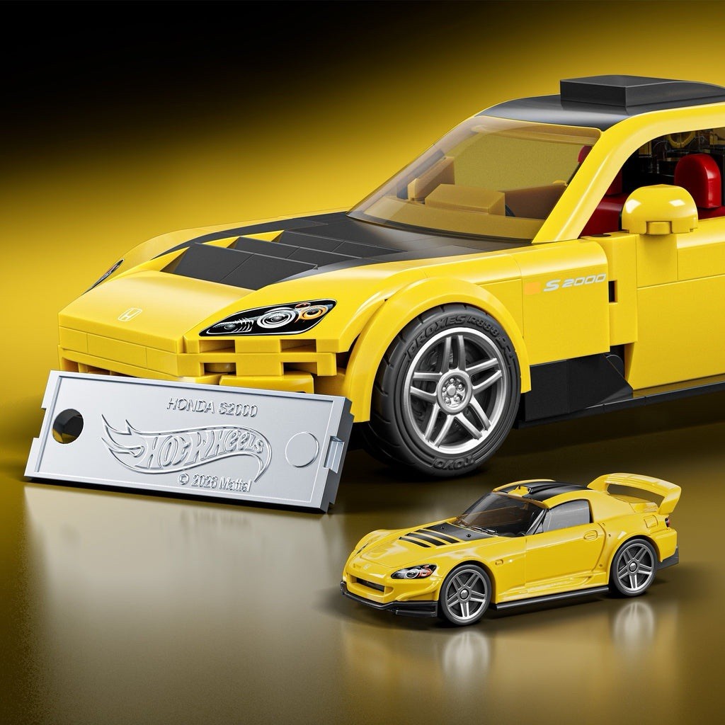 Mattel Brick Shop Hot Wheels ’07 Honda S2000 Building Toy Kit 257pc