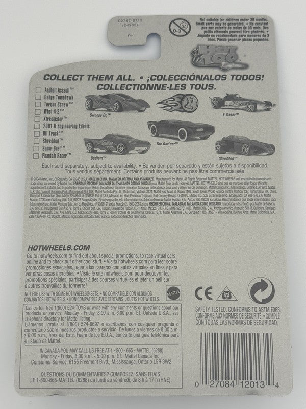 Hot Wheels #87 Shredded First Edition Factory Sealed 2004 Set w Protector