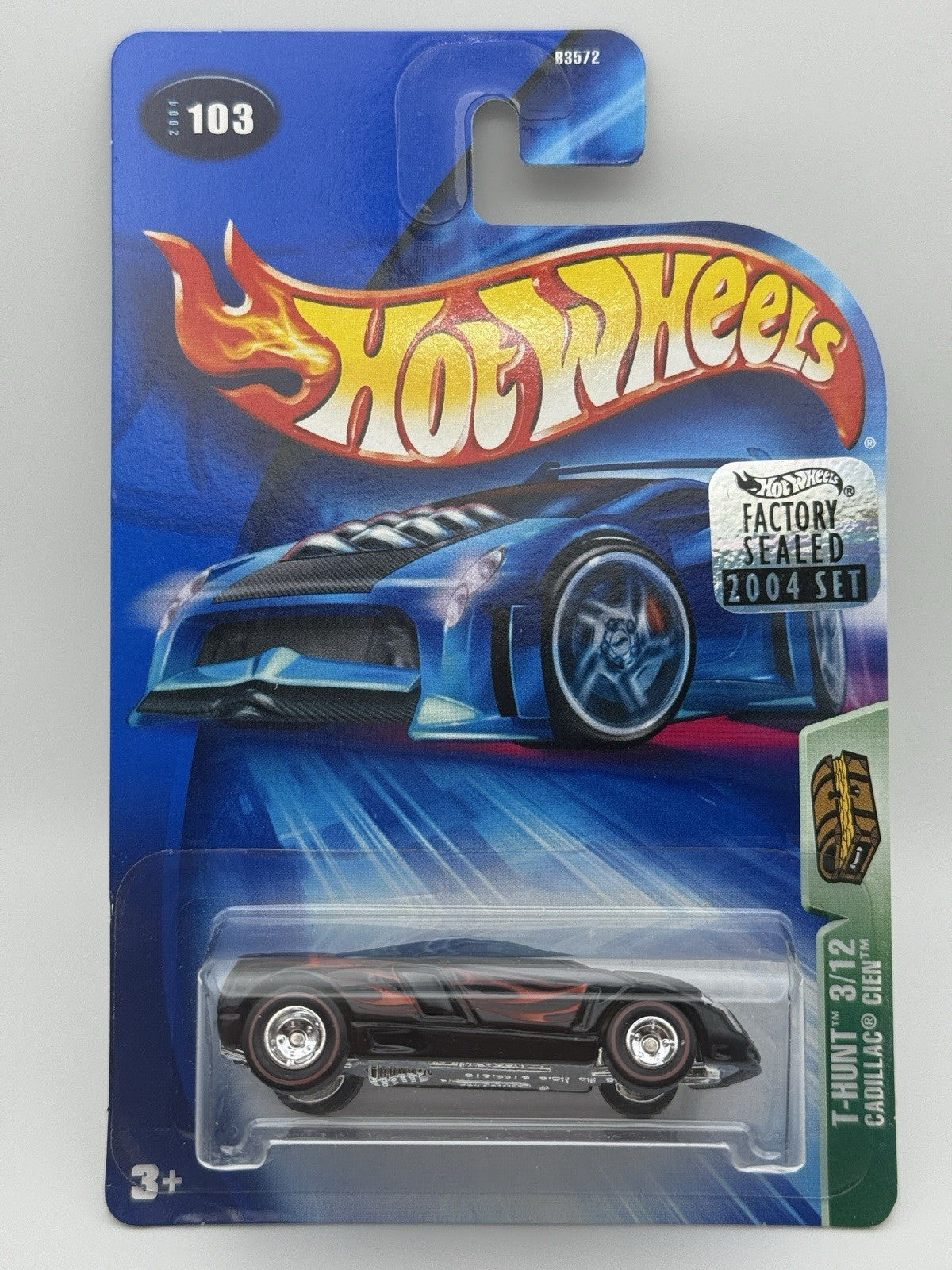 2004 Hot Wheels Cadillac Cien Factory Sealed Set Treasure Hunt TH w Protector