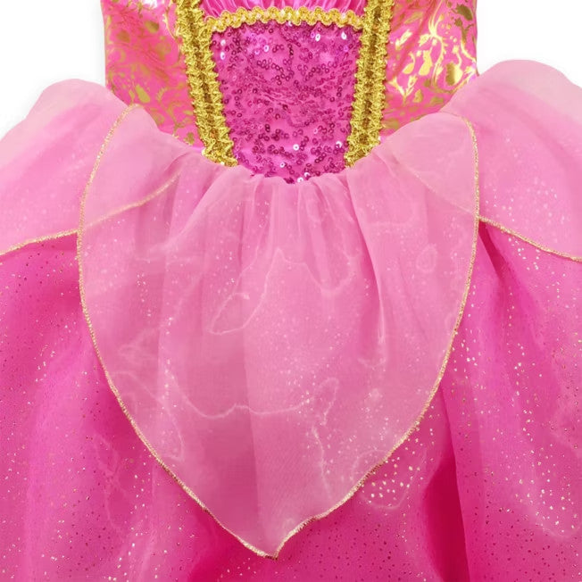 Disney Store Aurora Costume Dress Girls Maleficent Sleeping Beauty Size 4