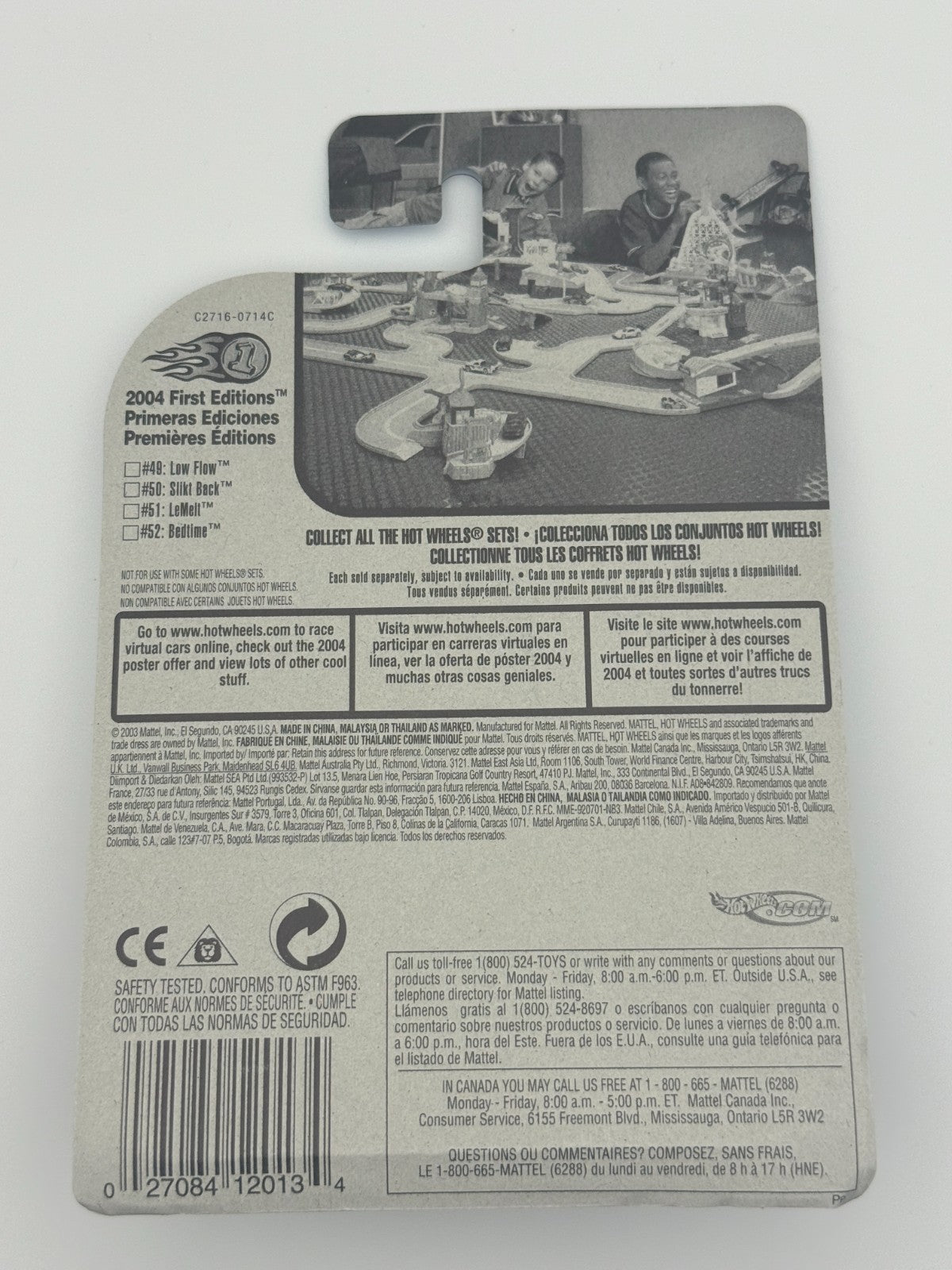 Hot Wheels #50 Crooze Slikt Back First Edition Factory Sealed 2004 w Protector