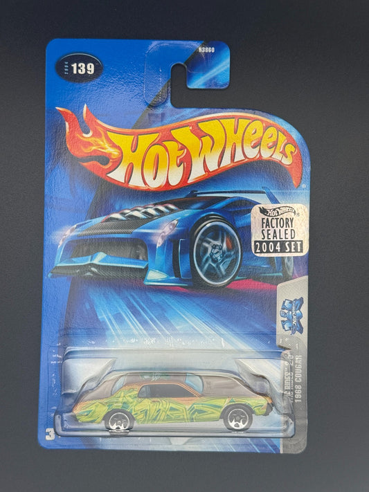 Hot Wheels 1968 Cougar Tag Rides Factory Sealed 2004 Set w Protector