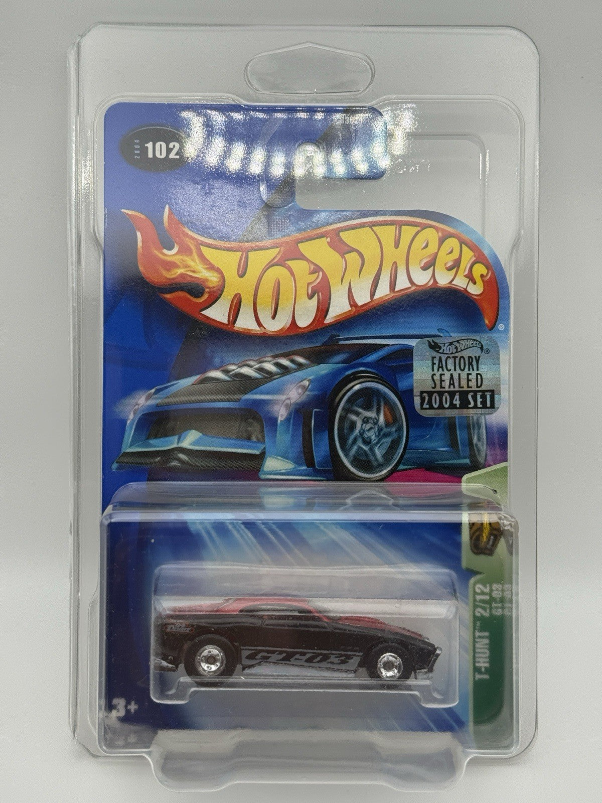 2004 Hot Wheels GT-03 Factory Sealed Set Treasure Hunt T-Hunt TH w Protector
