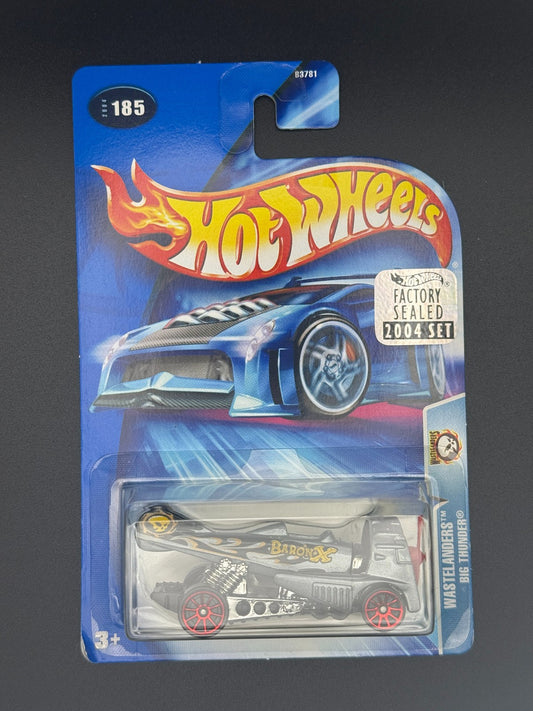 Hot Wheels Big Thunder Wastelanders Factory Sealed 2004 Set w Protector