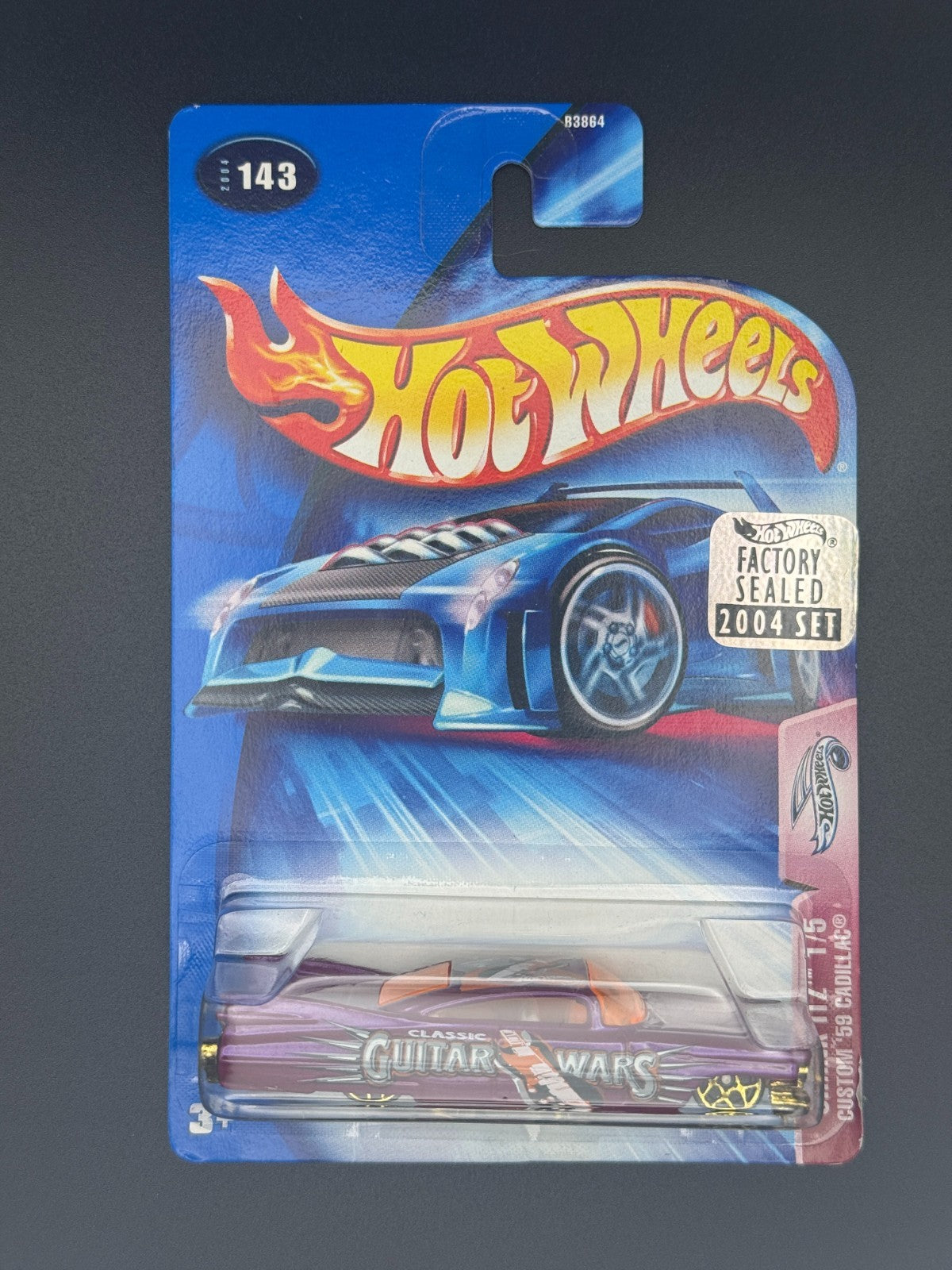 Hot Wheels Custom '59 Cadillac Crank Itz Factory Sealed 2004 Set w Protector